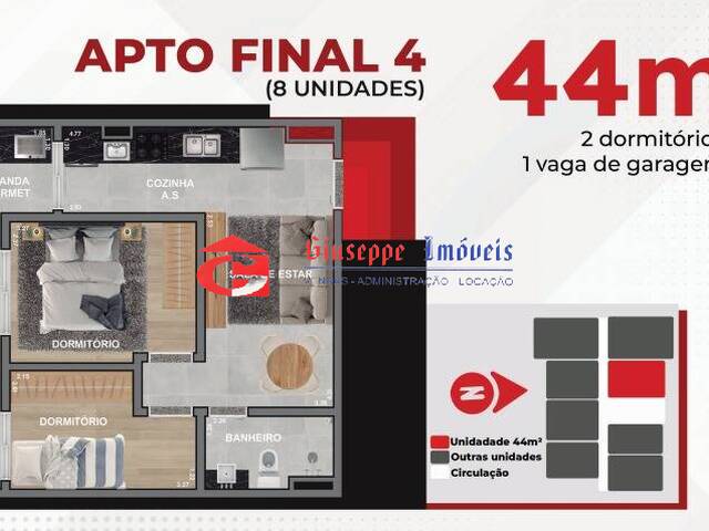#65 - Apartamento para Venda em São Paulo - SP - 2